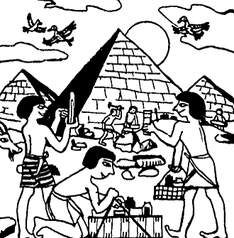 La construcción de una pirámide 2